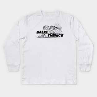 CALISTHENICS ATHLETE Kids Long Sleeve T-Shirt